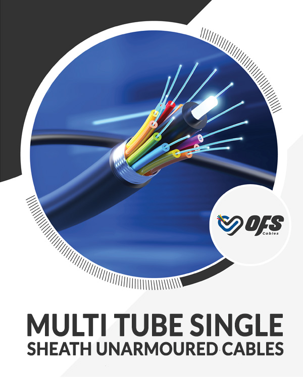Multi-Tube Single Sheath Armoured Cable product illustration